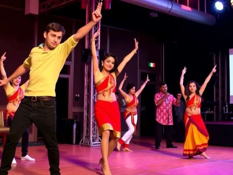 Indian Gaming Community Gathering Jumping Helix Bollywood Community Event